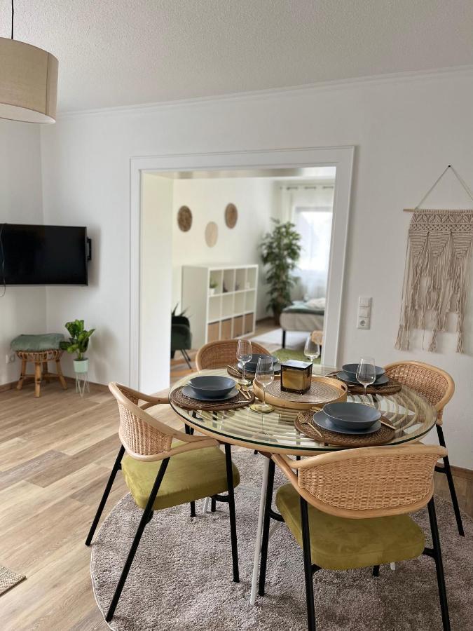 Korbstadt-Villa Rattan-Design Mit Balkon, Garten, Arbeitsplatz, Kueche Lichtenfels  Zewnętrze zdjęcie