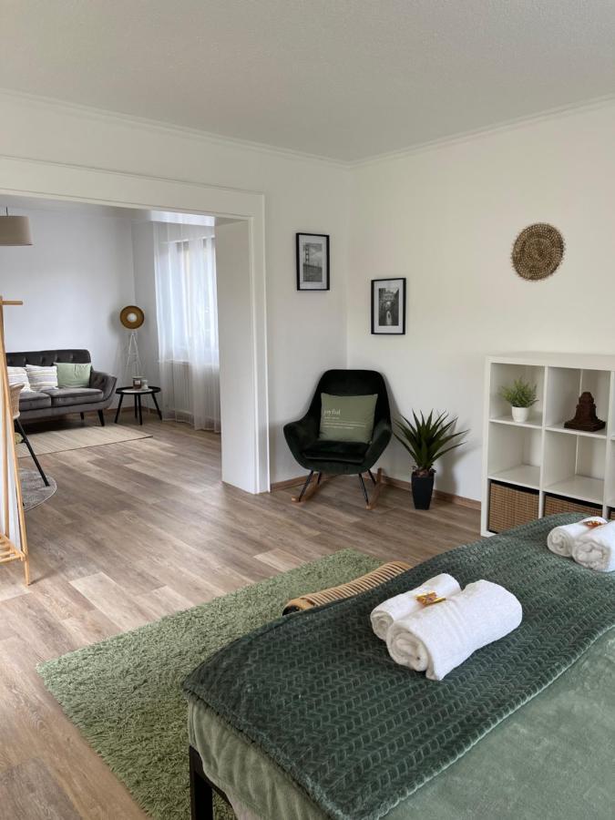 Korbstadt-Villa Rattan-Design Mit Balkon, Garten, Arbeitsplatz, Kueche Lichtenfels  Zewnętrze zdjęcie
