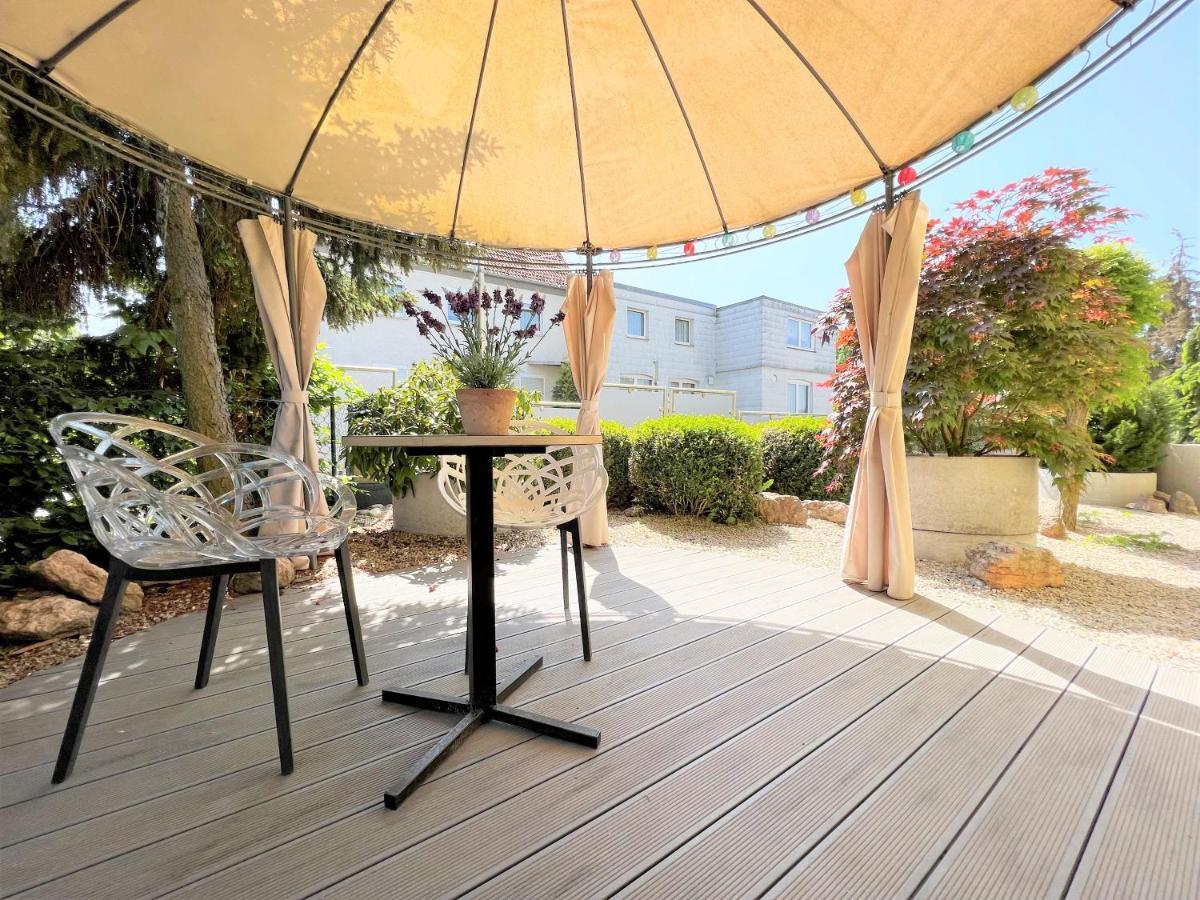 Korbstadt-Villa Rattan-Design Mit Balkon, Garten, Arbeitsplatz, Kueche Lichtenfels  Zewnętrze zdjęcie